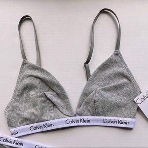 Calvin Klein Logo Triangle Bralette